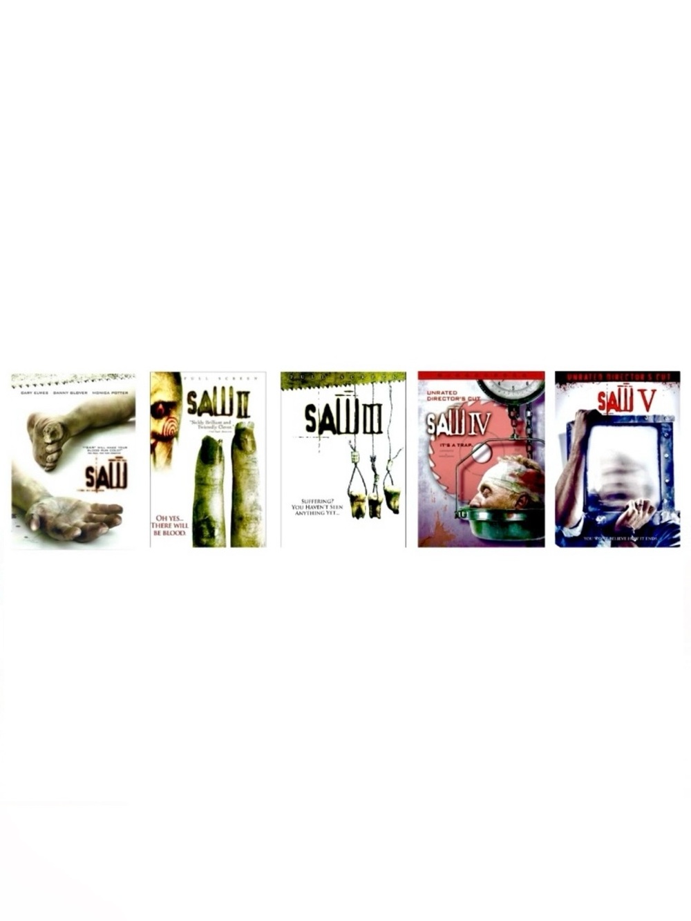 Saw 1-5 DVD Movie Collection